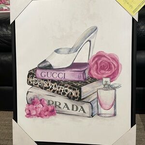 Lux fashion artwork heal on designer books NWT 17.5x21.5